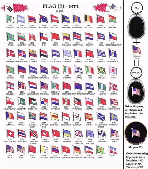 International Flag Lapel Pins