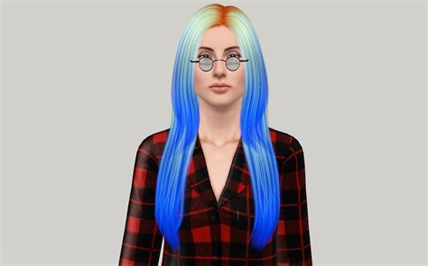 Straight Long Hairstyle Cazy`s Over The Lights Retextured By Fanaskher