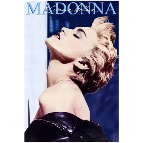 Album Cover For Madonna S True Blue Lp Madonna True Blue Madonna