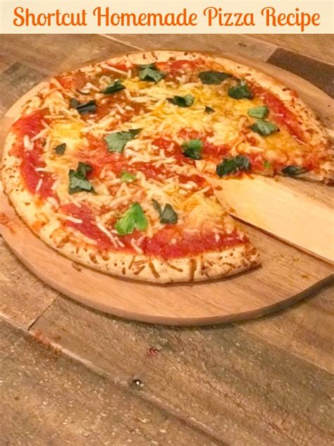 Shortcut Homemade Pizza Recipe Pams Daily Dish