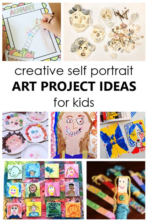 18 Creative Self Portrait Art Project Ideas For Kids