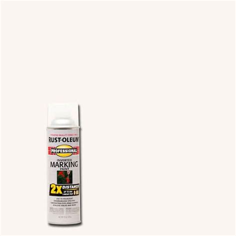 Rust Oleum Professional 15 Oz Clear 2x Distance Inverted Marking Spray
