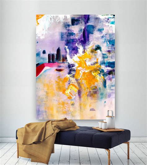 Extra Large Wall Art Palette Knife Artwork Original Painting On Canvas