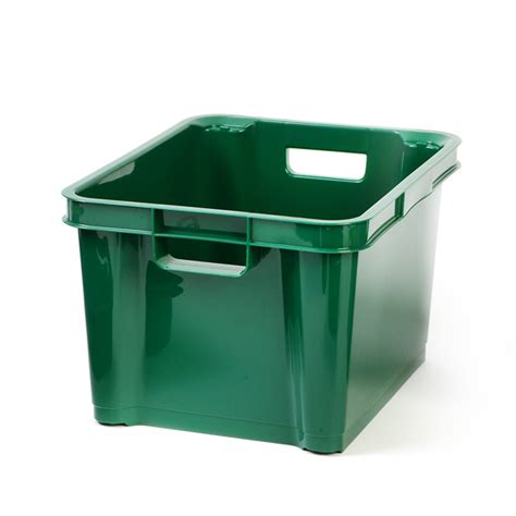 Dark Green 75ltr Plastic Box Early Excellence