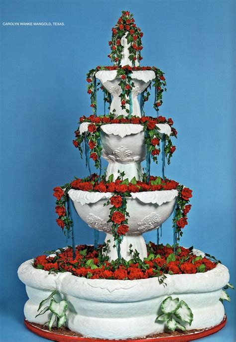 You've come to the right place. Beautiful fountain wedding cake | Cake, Amazing cakes ...