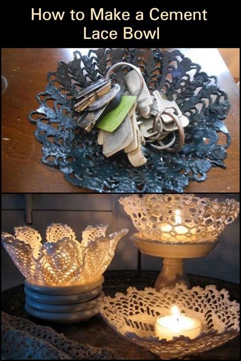 Diy Cement Lace Bowl 12 Creative Steps Craft Projects For Every Fan