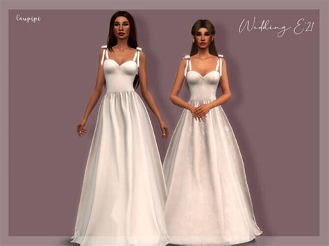Wedding Dress Dr 391 By Laupipi At Tsr Lana Cc Finds