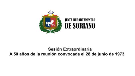 Sesi N Extraordinaria A A Os De La Reuni N Convocada El De Junio