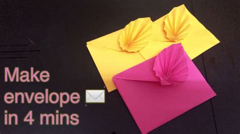 How To Make Envelope A4 Envelopepaper Envelopediy Paper Envelope In