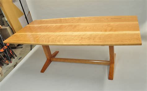 Trestle Table Cherry Brook Woodworks