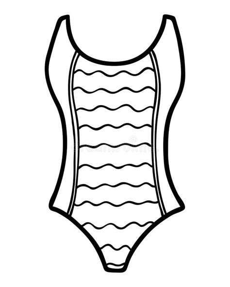 Summer Coloring Page Swimsuit Template Coloring Page My Xxx Hot Girl