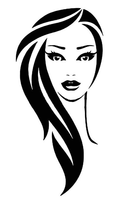 Female Faces Silhouette Stencil Face Silhouette Collection Of Stencil My Xxx Hot Girl
