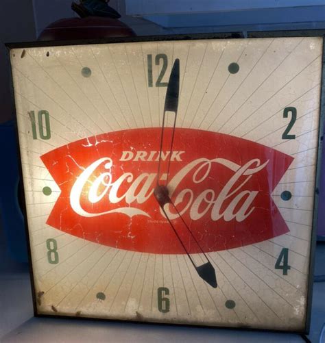 Coca Cola Clock 1960s Value And Price Guide