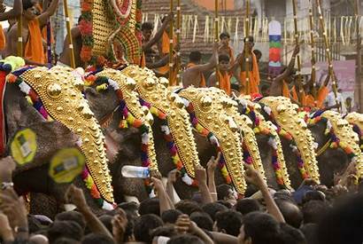 Pooram Kerala Thrissur Festival Festivals Onam Tourism