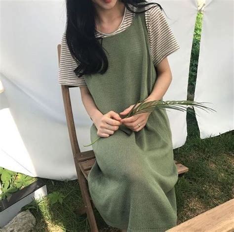Green Tea Matcha Aesthetic Korean Ulzzang Fashion Soft Moda Ulzzang