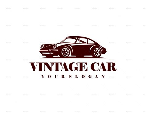 Vintage Car Classic Car Logo By Blissfulmotion Graphicriver