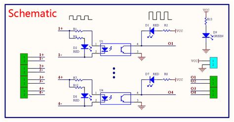 bit optocoupler isolator    level voltage converter board plc signal pin board