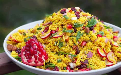 Jewelled Persian Rice Salad Recipe Saffron And More