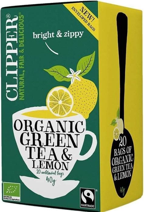 Clipper Organic Green Tea And Lemon Crema