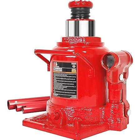 Amazon Com Big Red Ta Torin Pneumatic Air Hydraulic Bottle Jack With Manual Hand Pump