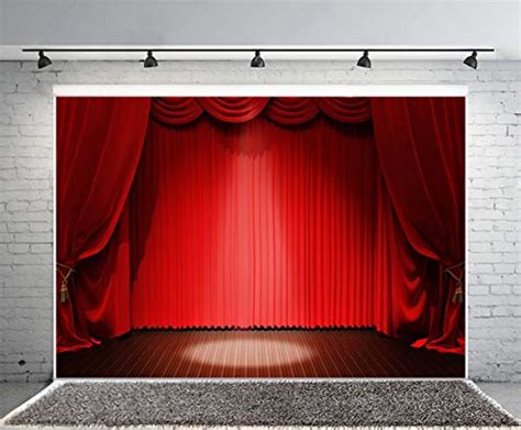 Laeacco 10x7ft Vinyl Photography Background Stage Photo Backdrop Red