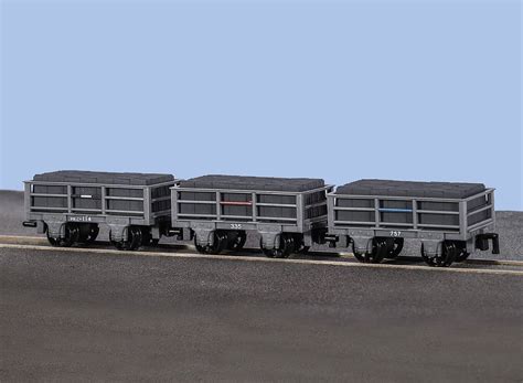 Peco Oo9 Gr320 2 Ton Slate Wagons Unbraked Uk