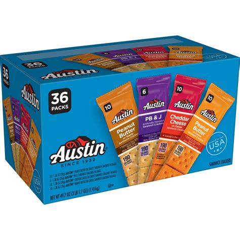 Austin Toasty Crackers With Peanut Butter Nutrition Facts Failstashok