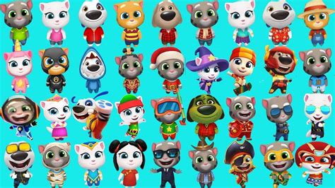 Talking Tom Gold Run All 41 Characters Unlocked All Houses Unlocked By