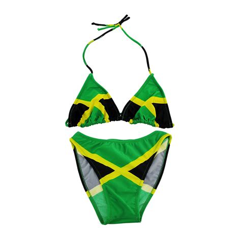 Jamaican Flag String Bikini Jamaica Swimsuit Us Womens Fashion Bikini