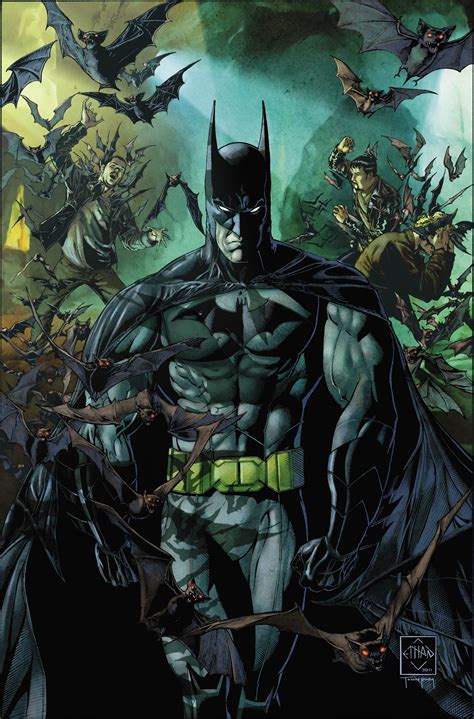 Collection Of Textless Covers From Batman Detective Comics And The