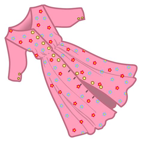 Pink Dress Clipart Pretty Dress Dress Png Clip Art Transparent Png