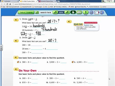 It may also be a part of independent time. Go Math Homework Grade 5 All Answers - Go Math Grade 5 ...