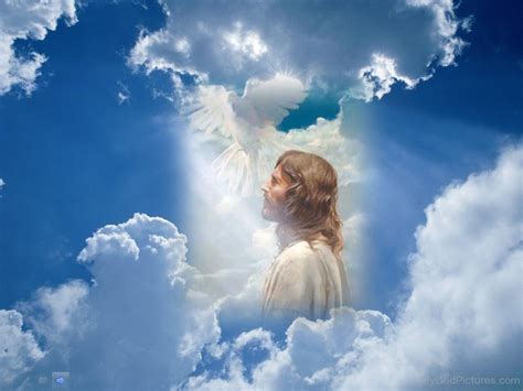 Jesus Christ Image In Clouds God Pictures