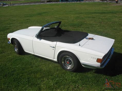 1970 Triumph Tr6 Roadster English White Rhd 2500cc Overdrive Cp Chassis