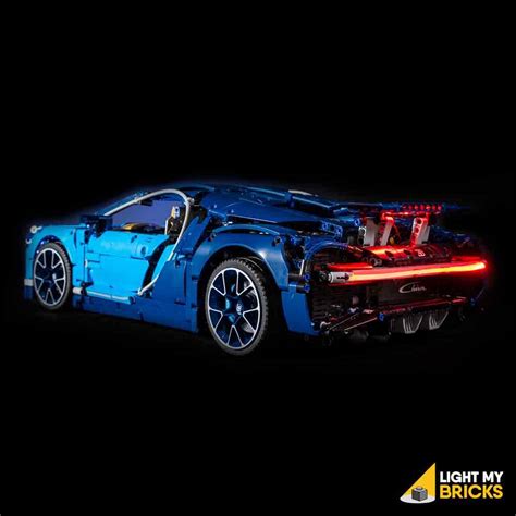 The lego technic™ bugatti chiron meets the original chiron at the french luxury brand's headquarters in molsheim, where the super sports car is built by hand.© the lego group. Lights for LEGO Bugatti Chiron 42083 - Light My Bricks