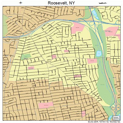 Roosevelt New York Street Map 3663506