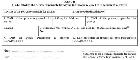 How To Fill New Form 15g Form 15h Roys Finance