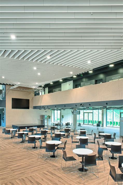 Acoustic baffles & blades for commercial spaces from armstrong ceiling solutions. Circullation area - Optima Baffles 5 (With images ...