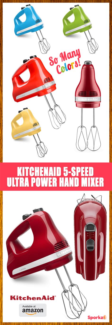 Kitchenaid stand mixer spiralizer attachment ribbons quecompartir com. KitchenAid KHM512MY 5-Speed Ultra Power Hand Mixer ...