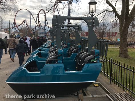It closes for about 45 minutes every night for luminosity — ignite the night. Iron Dragon at Cedar Point | Theme Park Archive