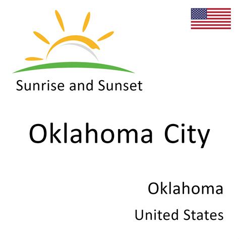 Sunrise And Sunset Times In Oklahoma City Oklahoma United States