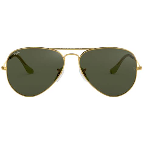 ray ban aviator sunglasses in gold retro icon aviators