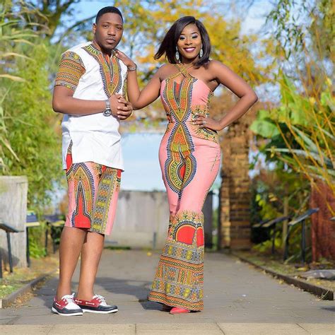 Dazzling African print matching outfits worth a try with your partner - Face2Face Africa