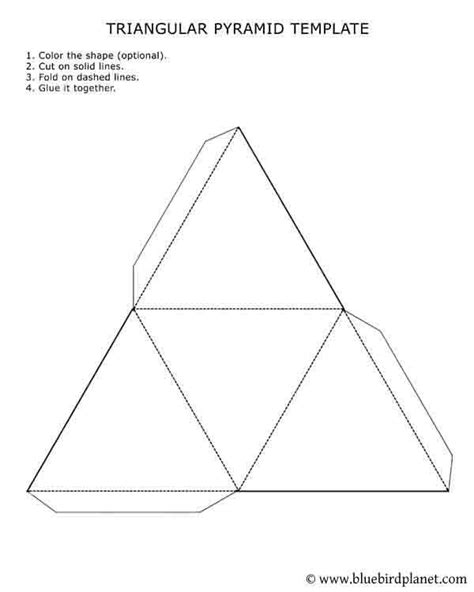 How To Make A Triangular Pyramid Out Of Paper Origami Sample