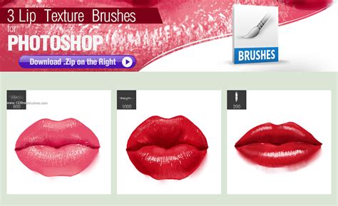 Maybe you would like to learn more about one of these? Painting Lip Texture | Free Online Photoshop Brushes ...
