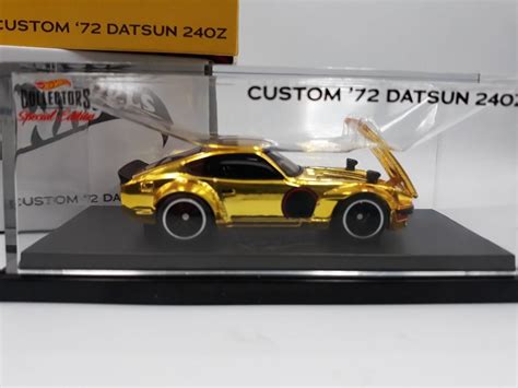 Hot Wheels Rlc Custom Datsun 240z Gold Bnew Hobbies And Toys Toys And Games On Carousell