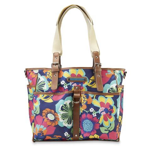 Lily Bloom Womens Laptop Tote Bag Floral