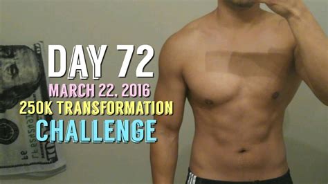 Body Transformation Day 72 250k Transformation Challenge Kinobody