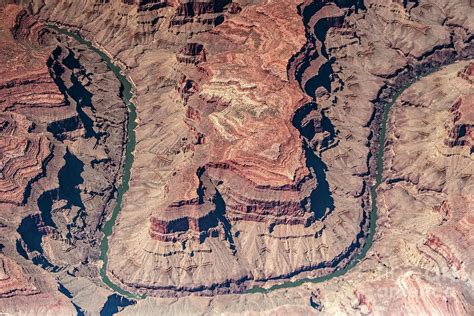 Grand Canyon National Park Aerial View Of Explorers Monument On Marcos