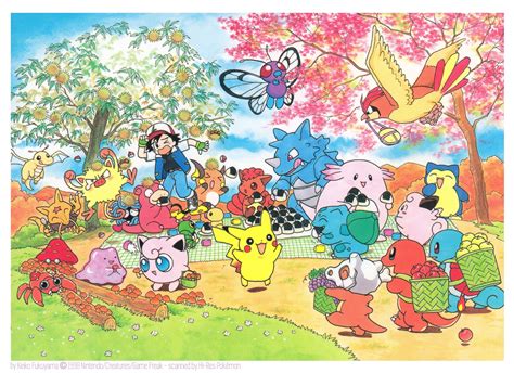 Hi Res Pokémon Rescuing Official Pokémon Art On Twitter 1998